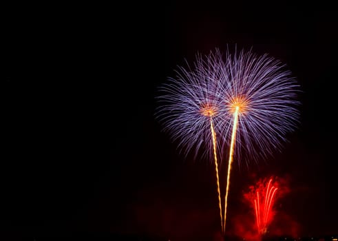 Fireworks display night - London, United Kingdom