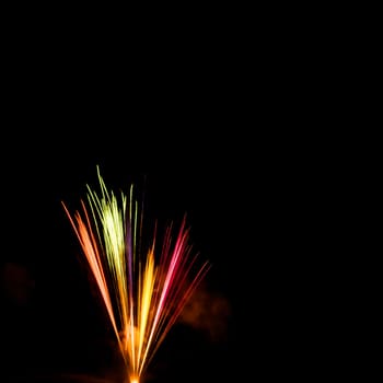 Fireworks display night - London, United Kingdom