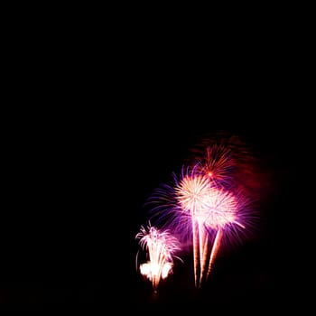 Fireworks display night - London, United Kingdom