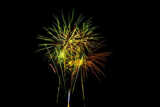 Fireworks display night - London, United Kingdom