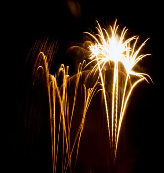 Fireworks display night - London, United Kingdom