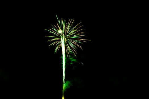 Fireworks display night - London, United Kingdom