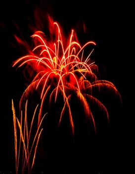 Fireworks display night - London, United Kingdom