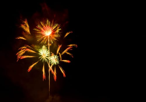 Fireworks display night - London, United Kingdom