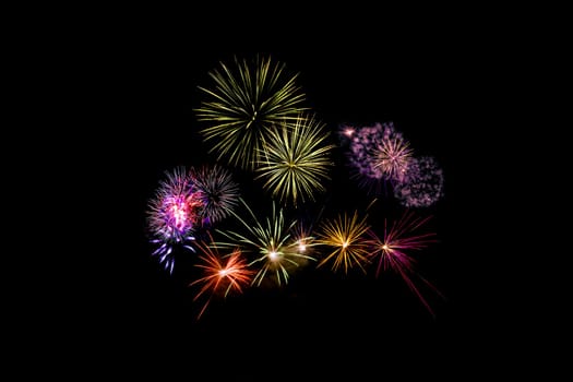 Fireworks display night - London, United Kingdom