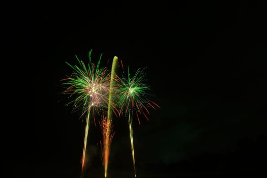 Fireworks display night - London, United Kingdom