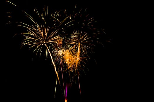 Fireworks display night - London, United Kingdom