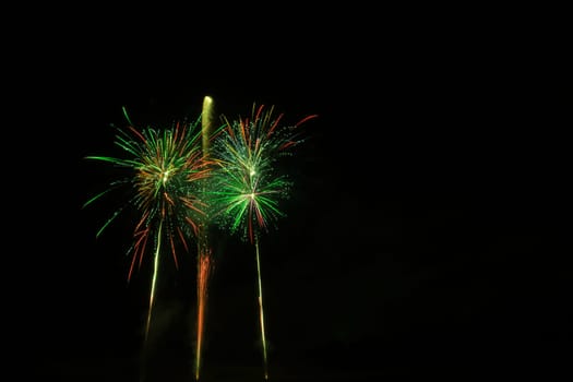 Fireworks display night - London, United Kingdom