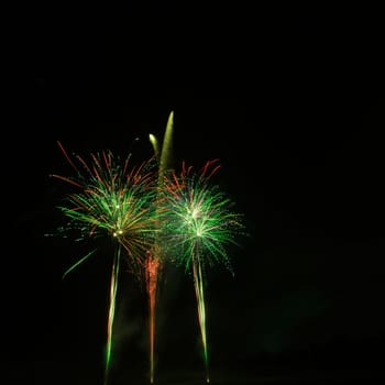 Fireworks display night - London, United Kingdom