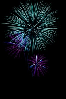 Fireworks display night - London, United Kingdom