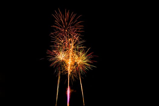 Fireworks display night - London, United Kingdom