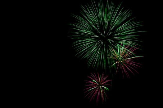 Fireworks display night - London, United Kingdom