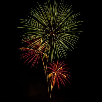 Fireworks display night - London, United Kingdom