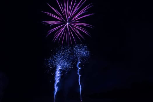 Fireworks display night - London, United Kingdom