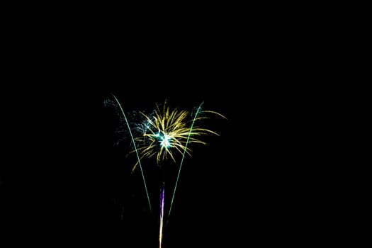Fireworks display night - London, United Kingdom