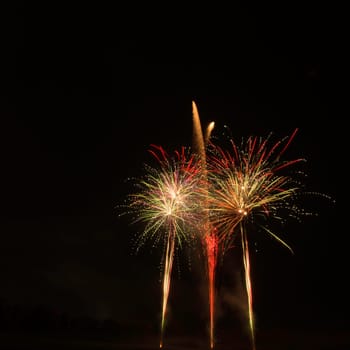 Fireworks display night - London, United Kingdom