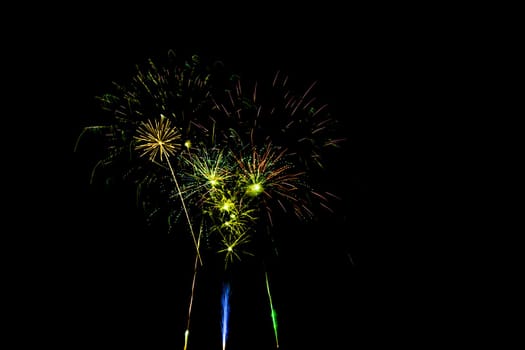 Fireworks display night - London, United Kingdom