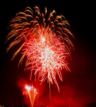 Fireworks display night - London, United Kingdom
