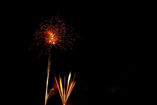 Fireworks display night - London, United Kingdom
