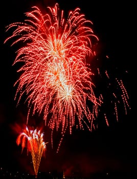 Fireworks display night - London, United Kingdom