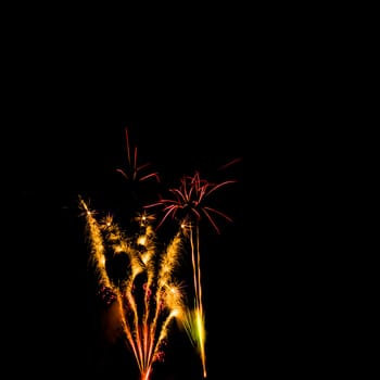 Fireworks display night - London, United Kingdom