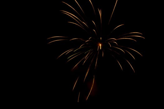 Fireworks display night - London, United Kingdom