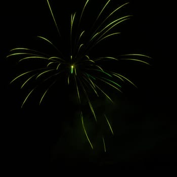 Fireworks display night - London, United Kingdom