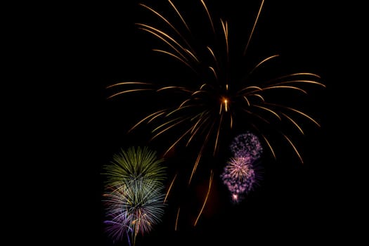 Fireworks display night - London, United Kingdom