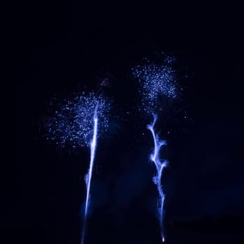 Fireworks display night - London, United Kingdom