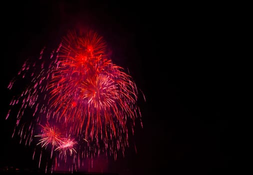Fireworks display night - London, United Kingdom