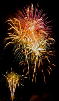 Fireworks display night - London, United Kingdom