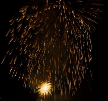 Fireworks display night - London, United Kingdom