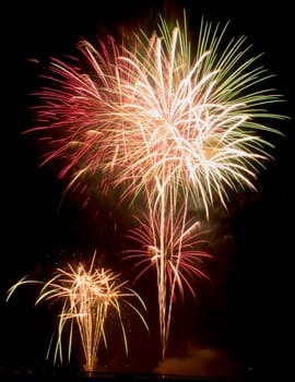 Fireworks display night - London, United Kingdom