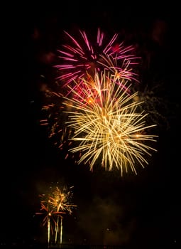 Fireworks display night - London, United Kingdom