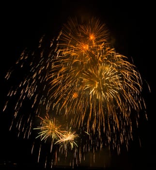 Fireworks display night - London, United Kingdom