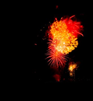 Fireworks display night - London, United Kingdom