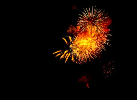 Fireworks display night - London, United Kingdom