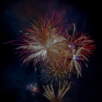 Fireworks display night - London, United Kingdom