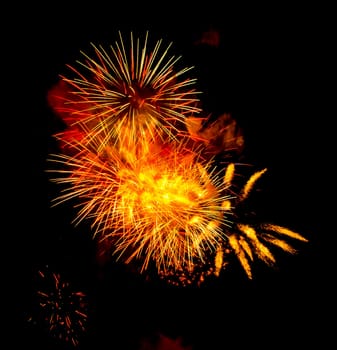 Fireworks display night - London, United Kingdom