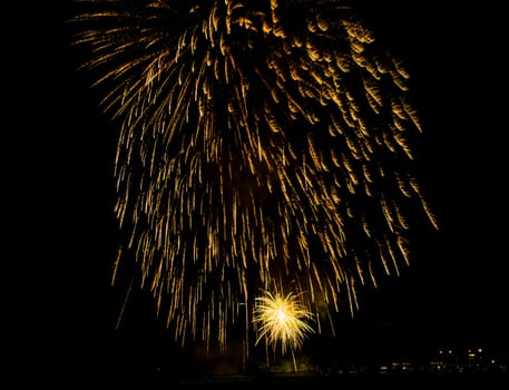Fireworks display night - London, United Kingdom