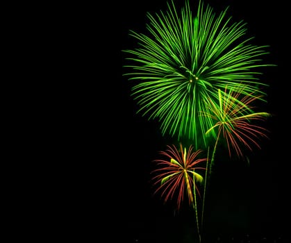 Fireworks display night - London, United Kingdom