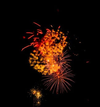 Fireworks display night - London, United Kingdom