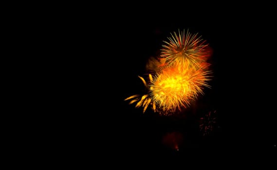 Fireworks display night - London, United Kingdom