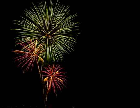 Fireworks display night - London, United Kingdom