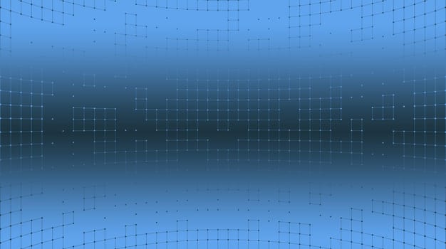 Abstract background of a grid of squares. 3d rendering.