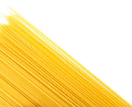 Portion of Spaghetti pasta isolated on white