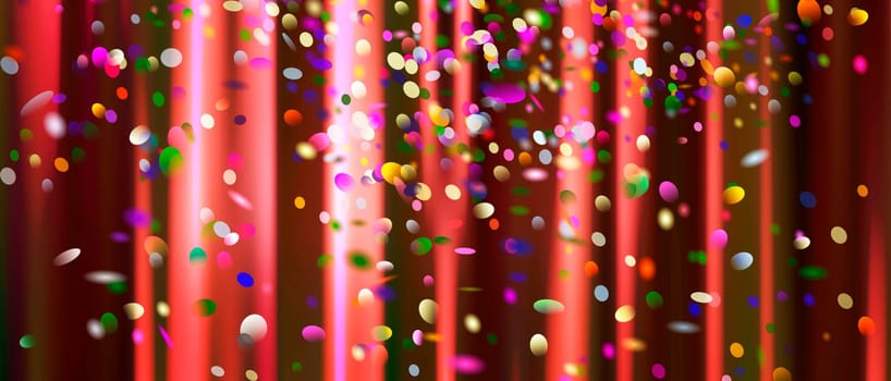 curtain event fixed graphic joy anticipation confetti colorful