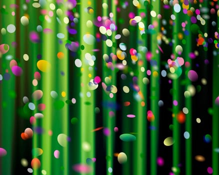 curtain event fixed graphic joy anticipation confetti colorful
