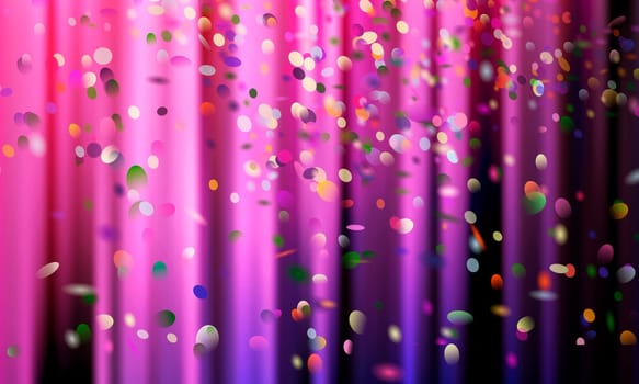 curtain event fixed graphic joy anticipation confetti colorful