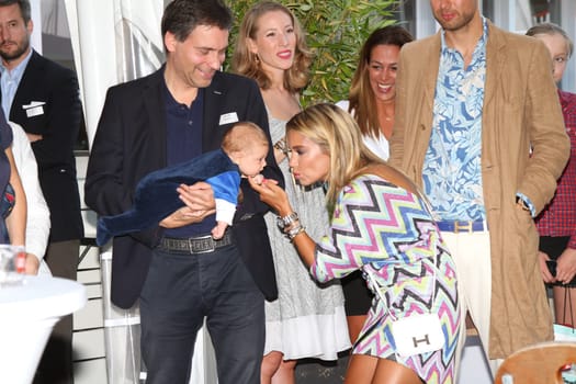 Sylvie Meis with baby Alexander Lucien Rienau and David Rienau at the RTL Summer Festival in Hamburg / Archive photos